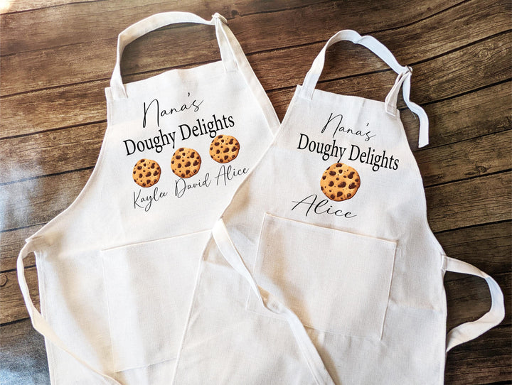 Apron Gifts for her Personalized Mommy and me matching baking apron Funny baking apron Cooking&nbsp;Christmas Gift for grandma from daughter