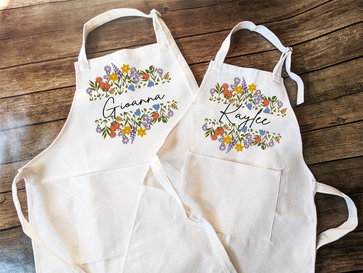 Personalized Mommy & Daughter Apron Set