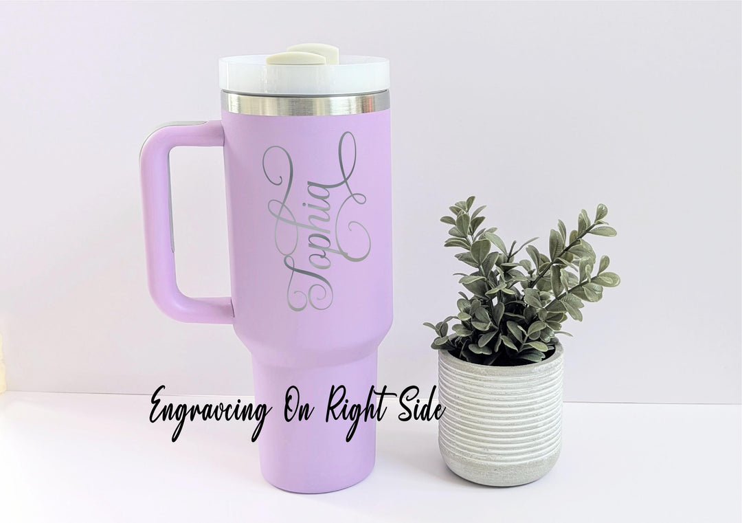 Personalized Cup 40 Oz Gift Tumbler for Birthday Girls