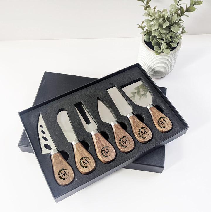 Cheese Knife set Charcuterie Board Accessories Cheese Knives for Housewarming Gift Hostess Gift Bridal Shower Gift for friend Initial gifts