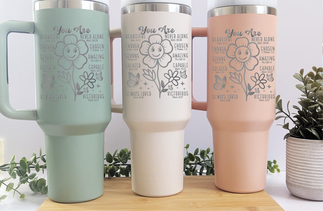 Bible Verse Christian Gifts 40 Oz Christian Cup with Handle