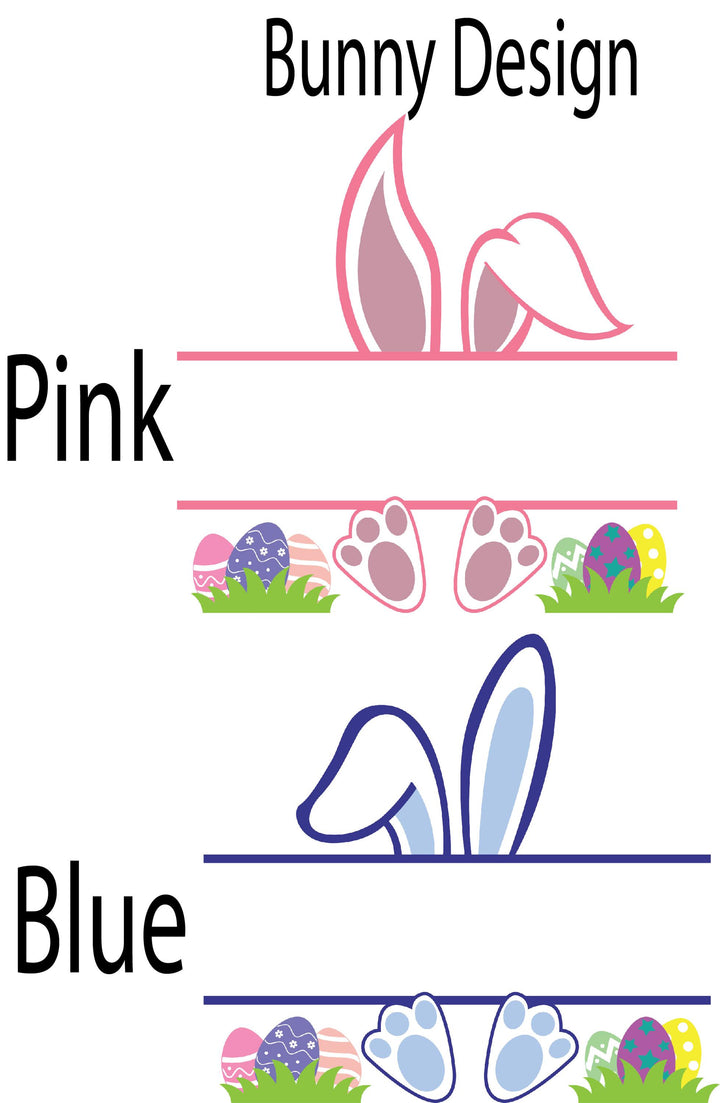 Personalized Kids Easter Basket Bunny Ears Gift Bag