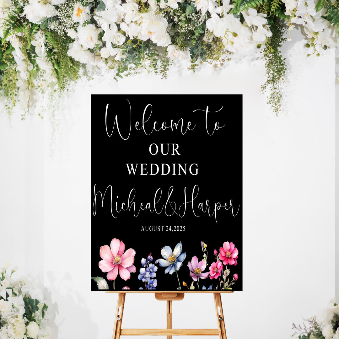 Personalized Acrylic Wedding Entrance Sign