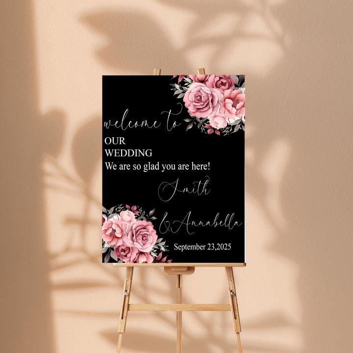 Personalized Acrylic Wedding Entrance Sign