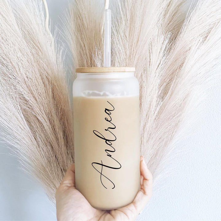 Personalized Iced Coffee Cup Bridesmaid Proposal Box 20oz