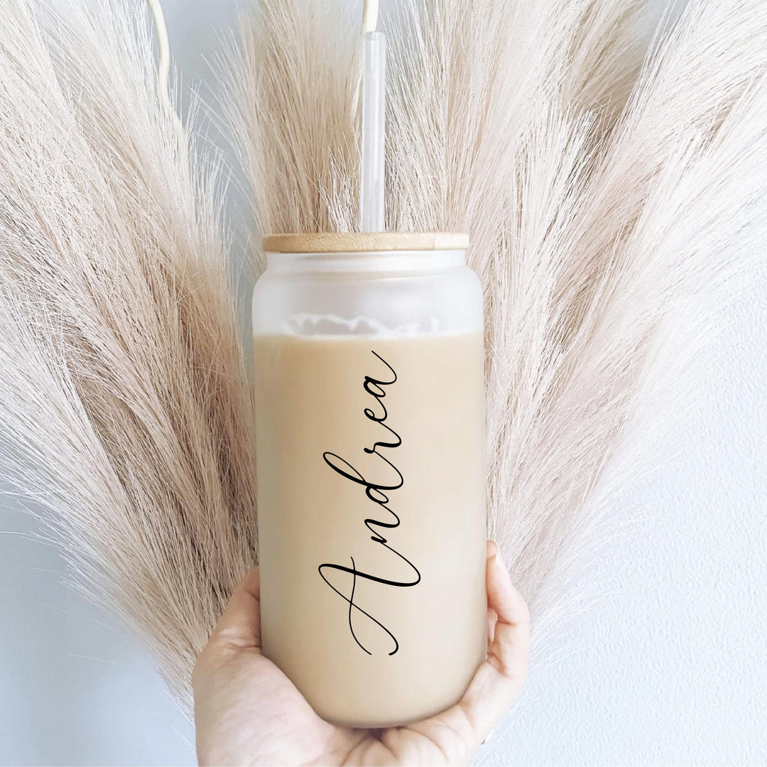 Bridesmaid Proposal Box 20oz Glass Cup Personalized Gift