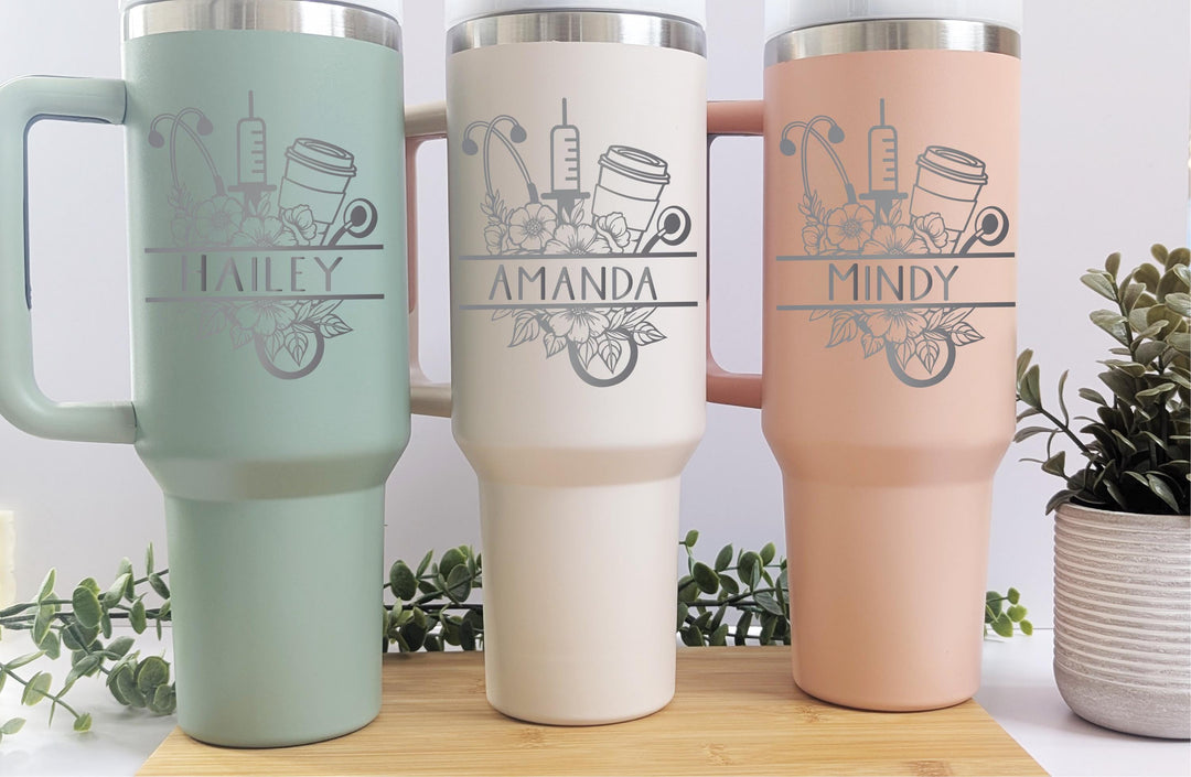 Personalized Doctor Gift Tumbler 40 oz Med Student Cup
