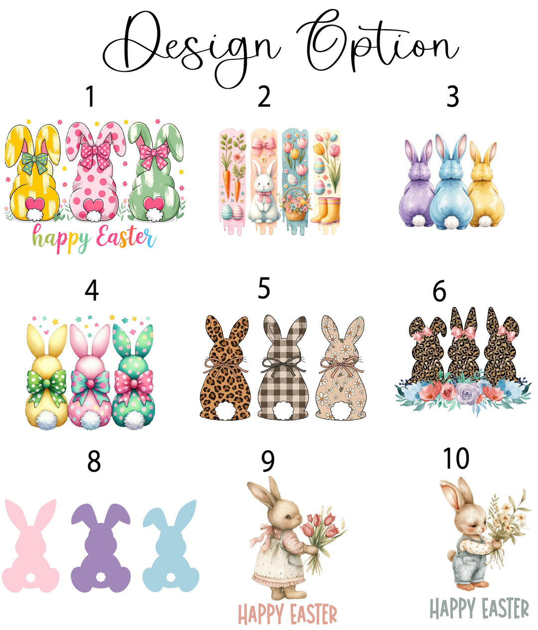 Personalized Bunny Ear Easter Basket for Grandkids