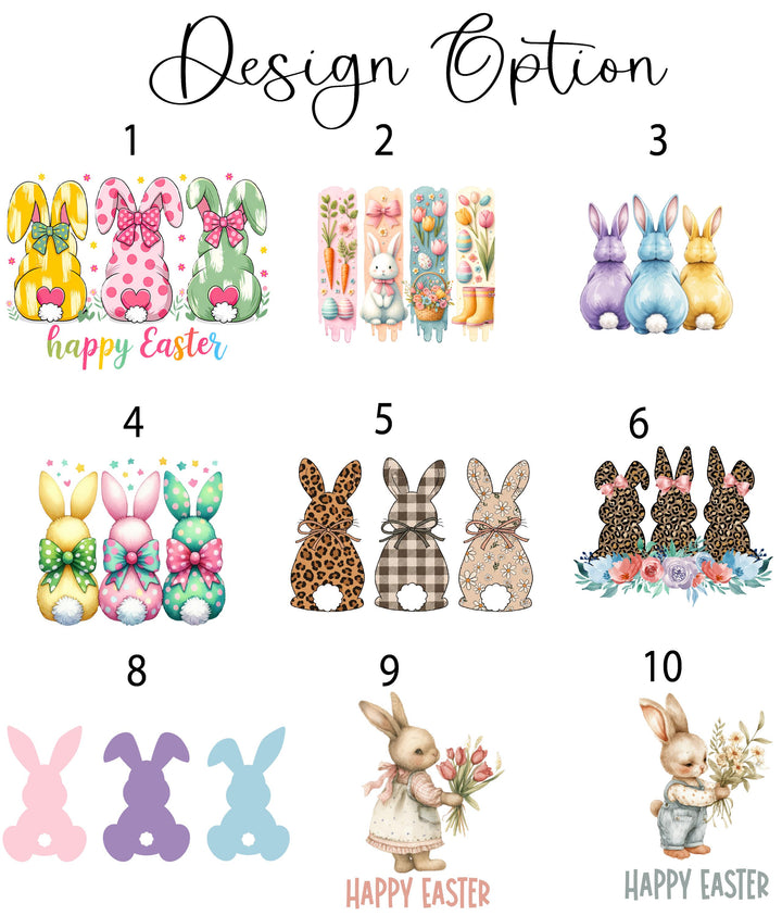 Personalized Bunny Ear Easter Basket for Grandkids