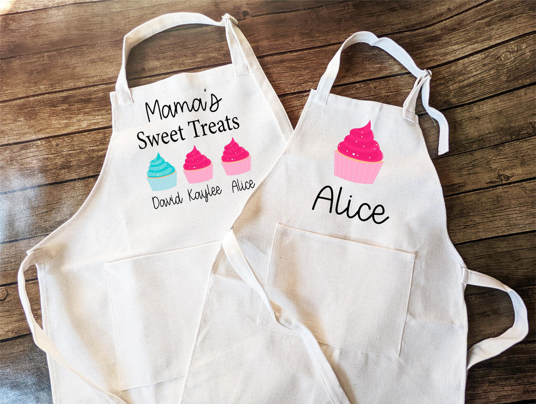 Personalized Mommy & Me Baking Apron Set
