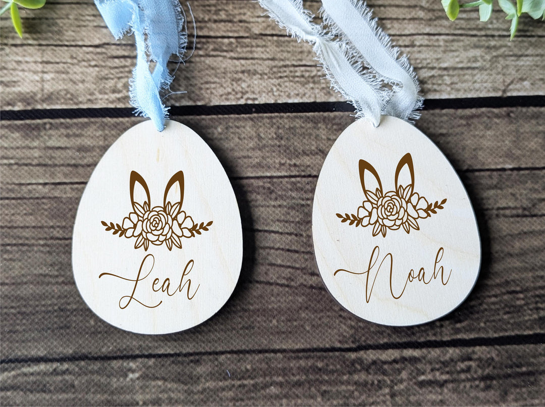 Personalized Easter Bunny Name Tag