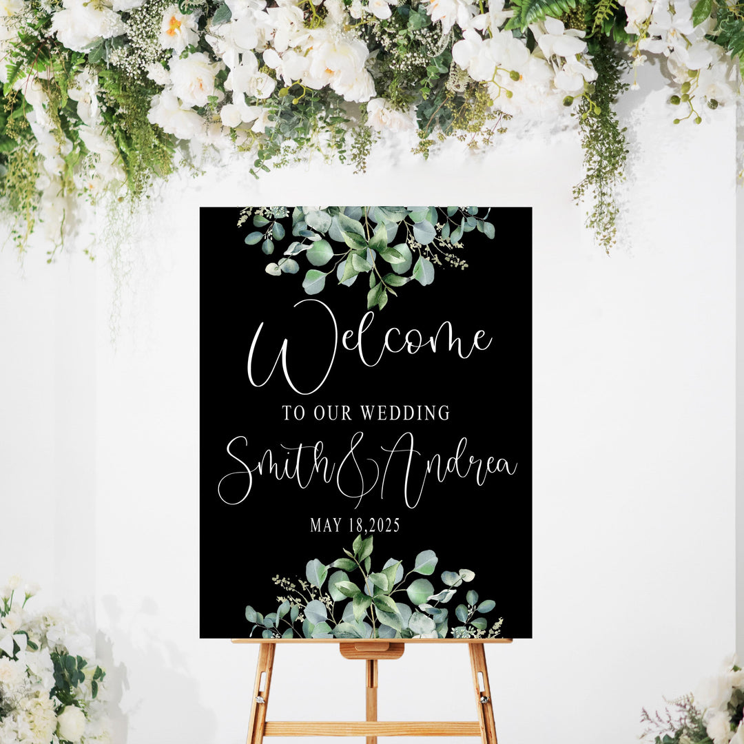 Welcome To Our Wedding Sign Acrylic Personalized Arch Sign