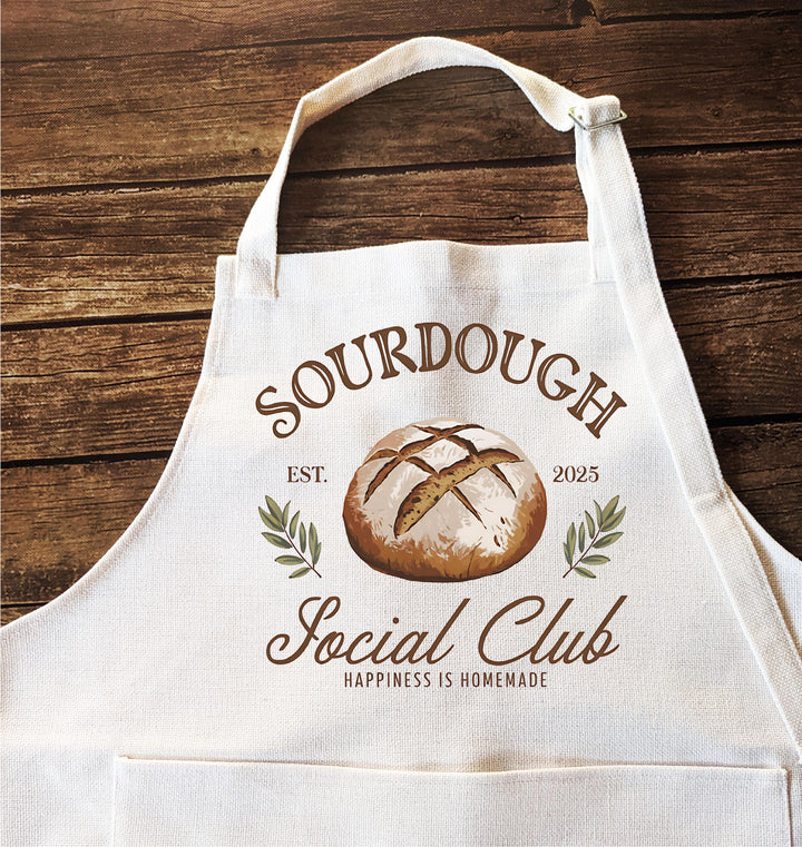 Sour Dough Social Club Baking Apron for Women Gift