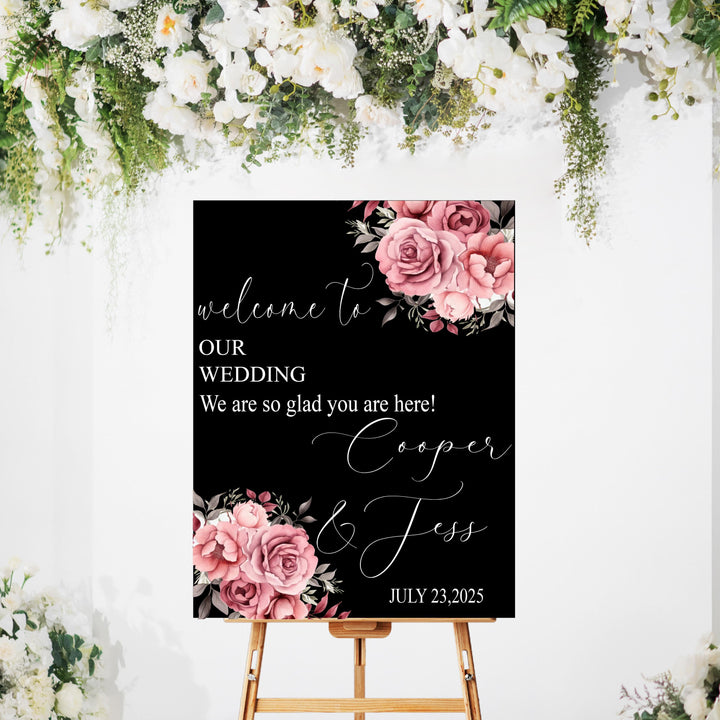 Personalized Acrylic Wedding Entrance Sign