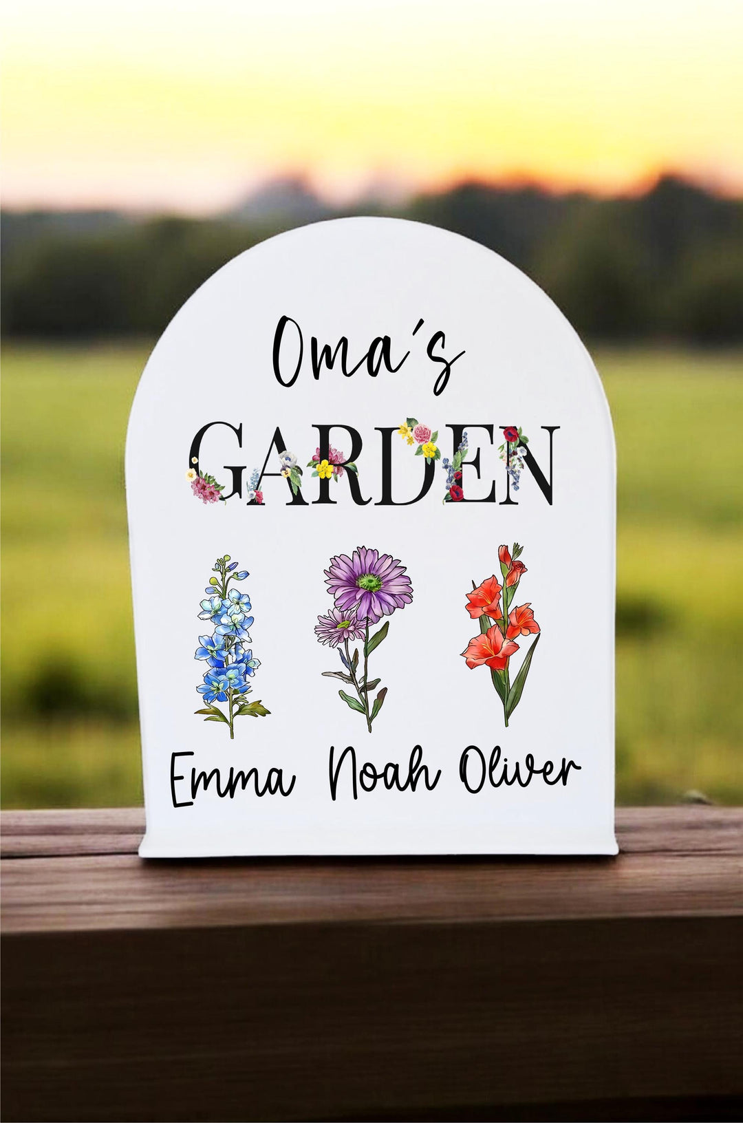 Personalized Birth Flower Mom Keepsake – Mother's Day Gift