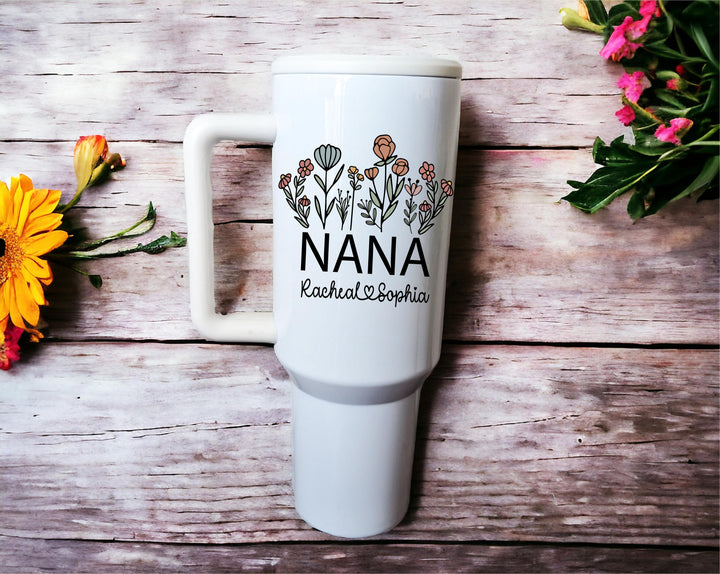 Mom Gift From Kids Personalized Nana Gift Tumbler Cup