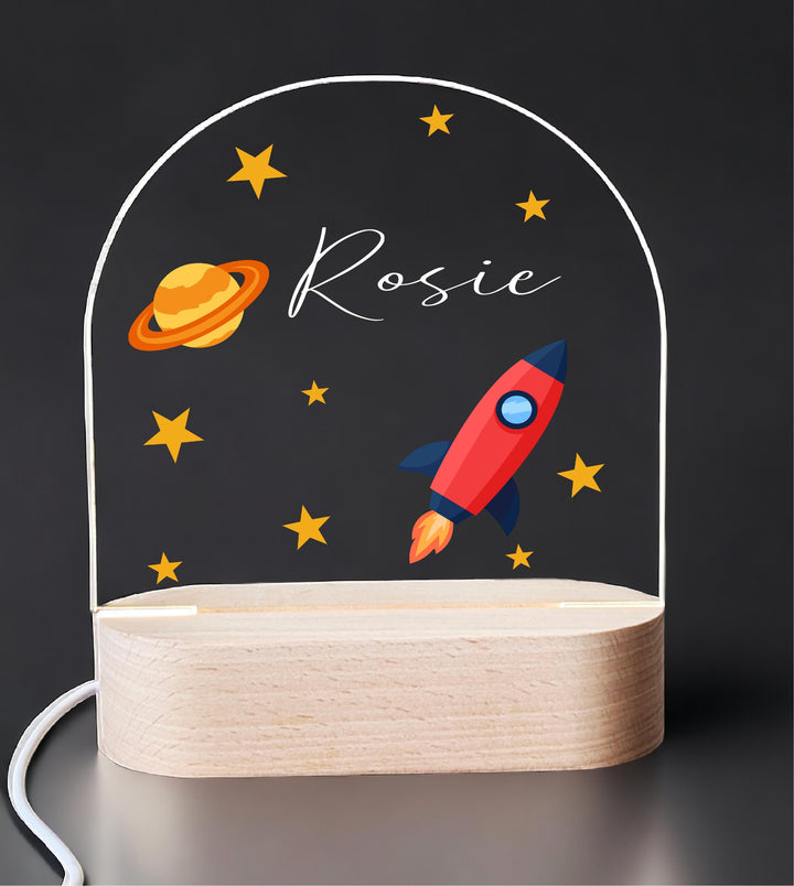 New Born Baby Boy Kids Room Decor Custom Name LED Light