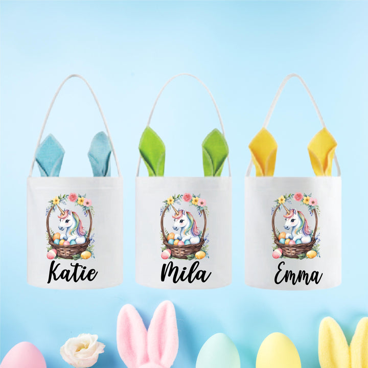 Personalized Bunny Ear Easter Bag for Kids