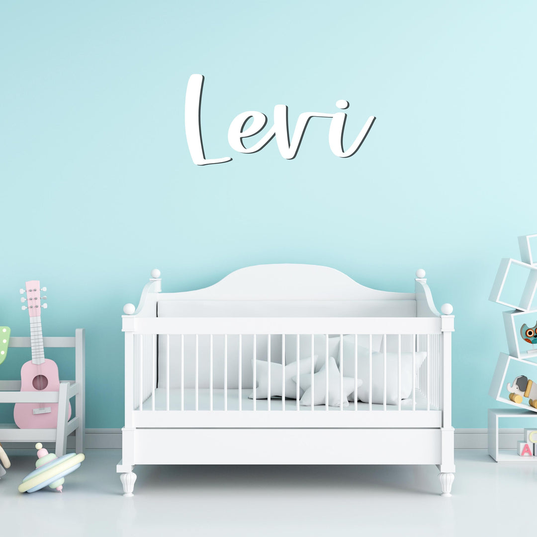 Personalized Nursery Baby Name Sign Decor Wooden Letters