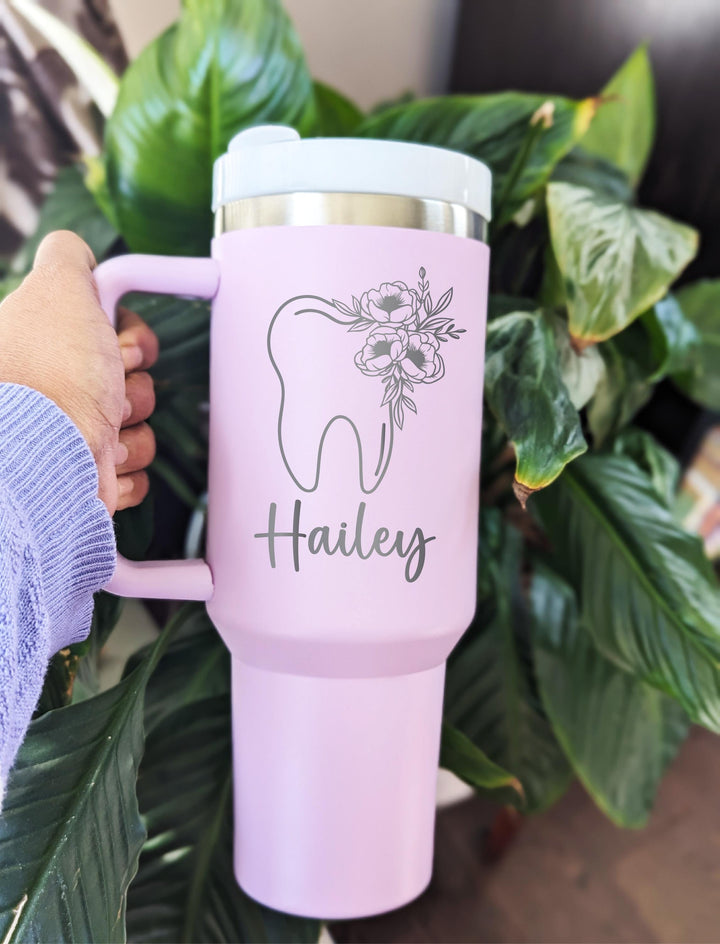 Personalized Dental Hygiene Cup for Nurses & Assistants