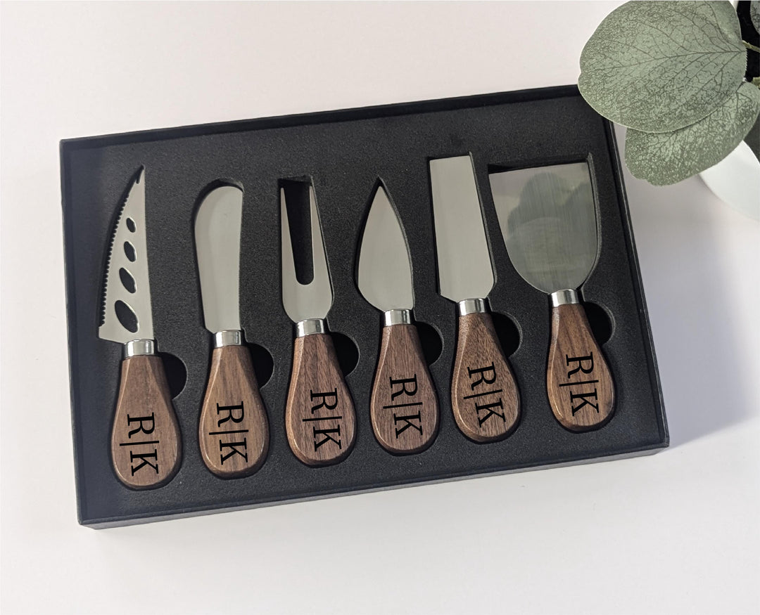 House Warming Gift Cheese Knife Set Charcuterie Board Accessories