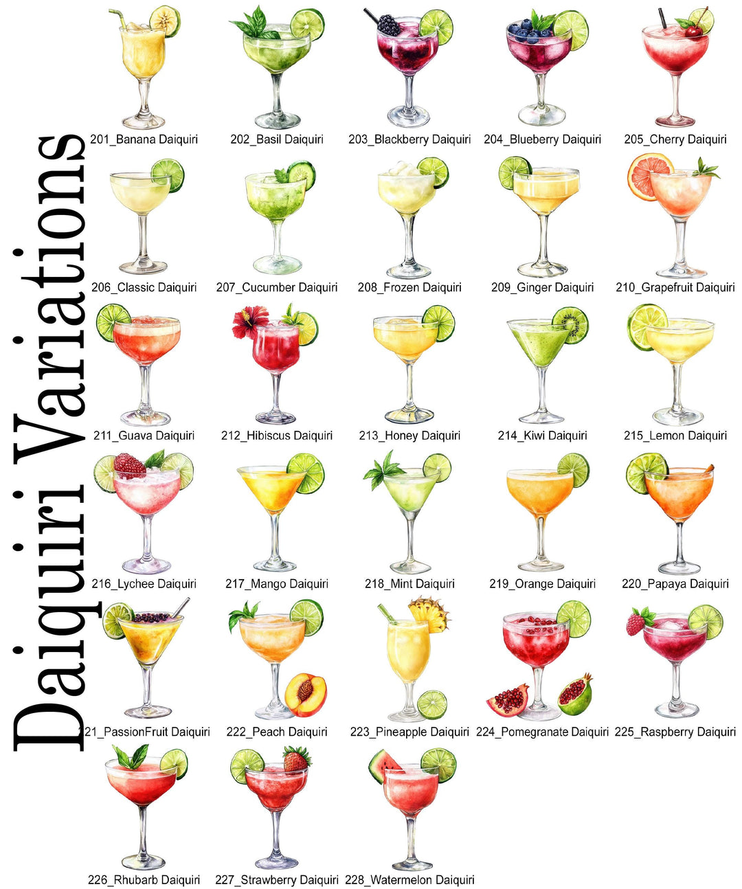 Personalized Wedding Signature Drinks Bar Menu Sign