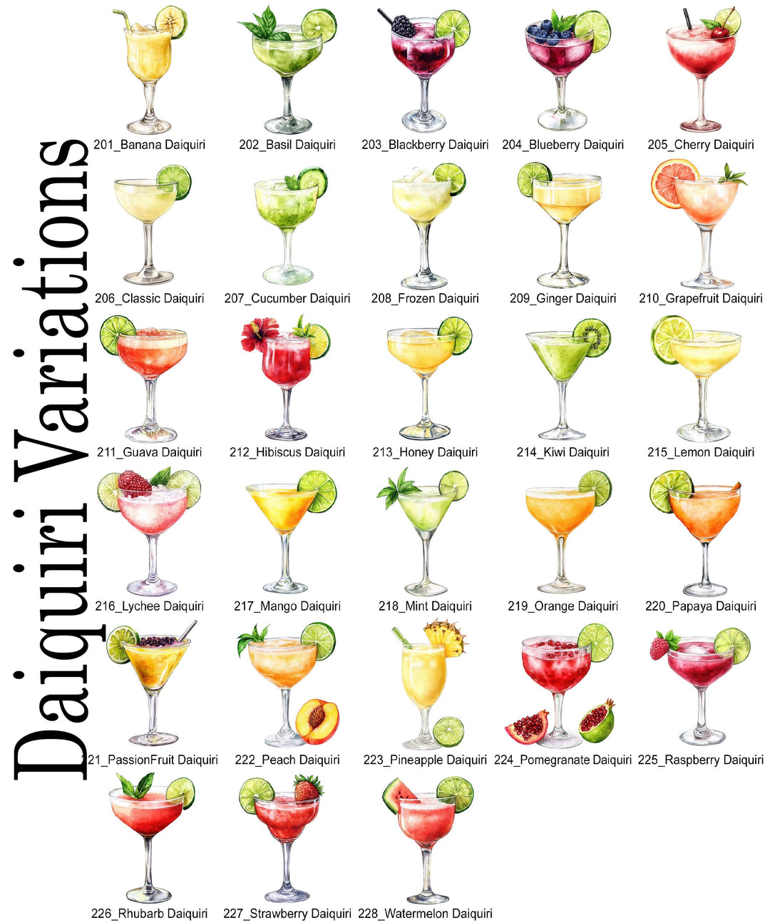 Personalized Wedding Bar Menu Sign for Signature Drinks