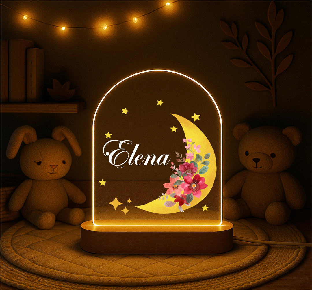Custom LED Lamp for Kids birthday Gifts for Kids Bedroom Nursery Table Light Unique Room Decor Nightlight for Girl Kids Night Light Gift