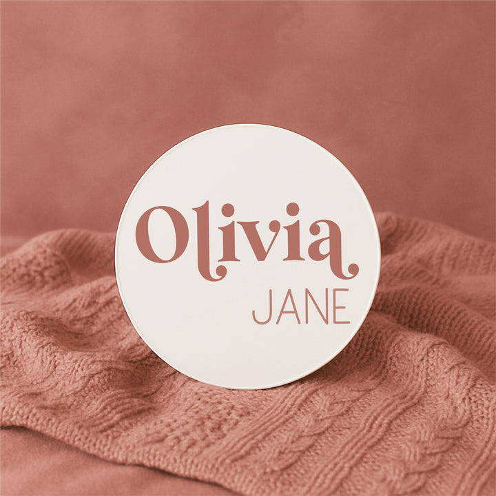 Custom&nbsp;Baby Birth name Sign Acrylic New born name Announcement Plaque newborn name photo prop&nbsp;Baby Shower Gift Birth Announcement Sign