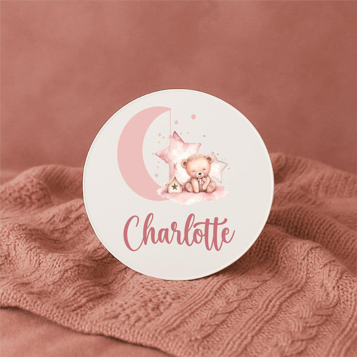 Personalized Acrylic Baby girl Name Sign Pink Newborn Decor Girl Birth Announcement Keepsake Custom Nursery Sign baby shower girl name sign