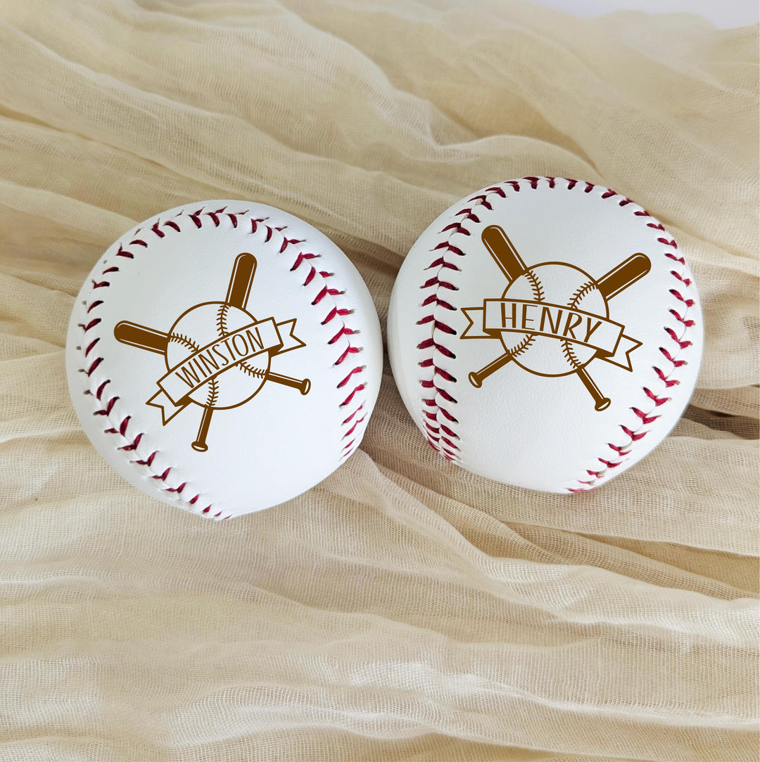 Personalized Engraved Baseball, Custom Gift for Players & Coaches