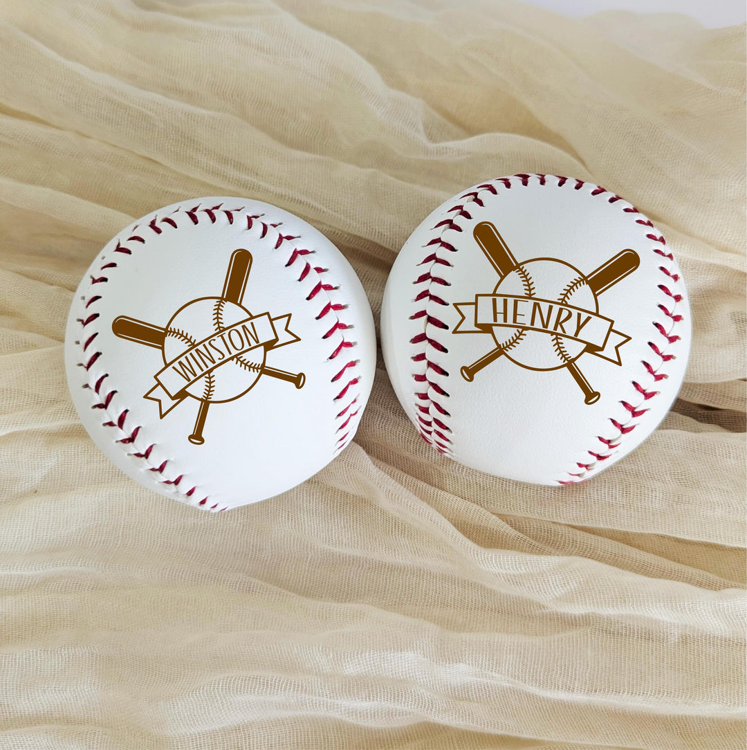 Personalized Engraved Baseball: Custom Name Gift for Players &amp; Coaches