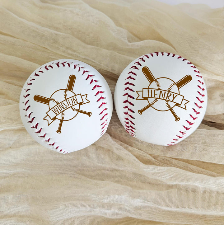Personalized Engraved Baseball: Custom Name Gift for Players &amp; Coaches