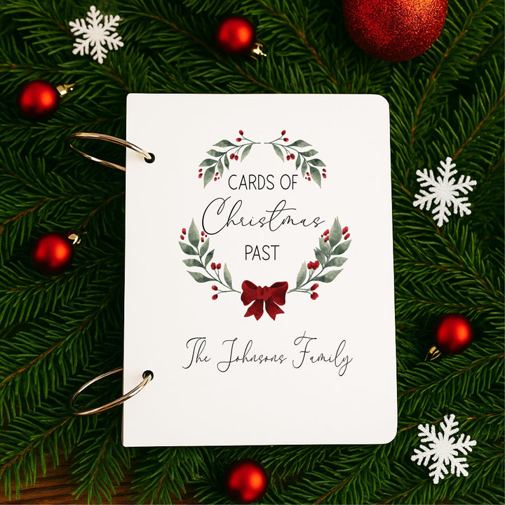 Personalized Acrylic Christmas Card Keeper