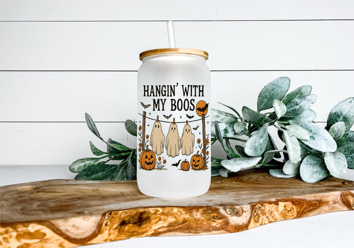 Hangin' with My Boos Tumbler, Funny Halloween Gift