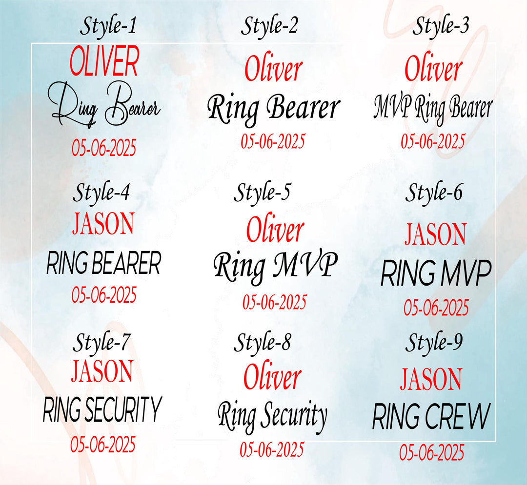 Personalized Ring Bearer Baseball | Custom Wedding Gift with Name &amp; Date | Engraved Keepsake for Sports Lovers