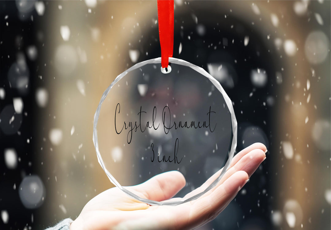Personalized Mom and Grandma Ornament Keepsake Custom Est Year glass Christmas Ornament 2025