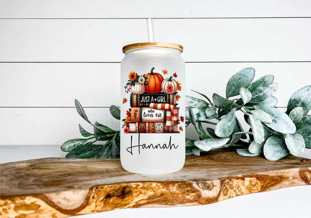 Personalized Book Lover Pumpkin Spice Tumbler