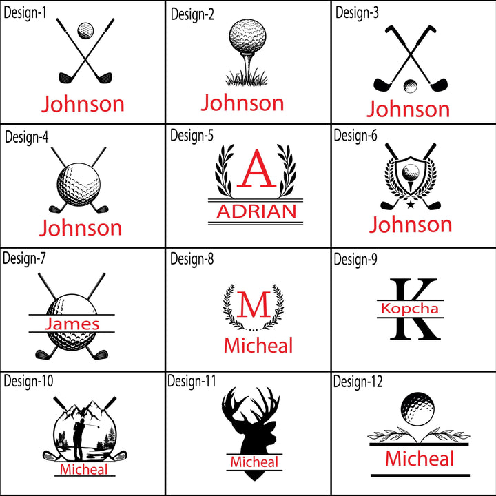 Personalized Golf Balls | Custom Engraved Golf Ball Favors | Wedding, Tournament &amp; Corporate Golf Gifts for Teams Golf Lovers