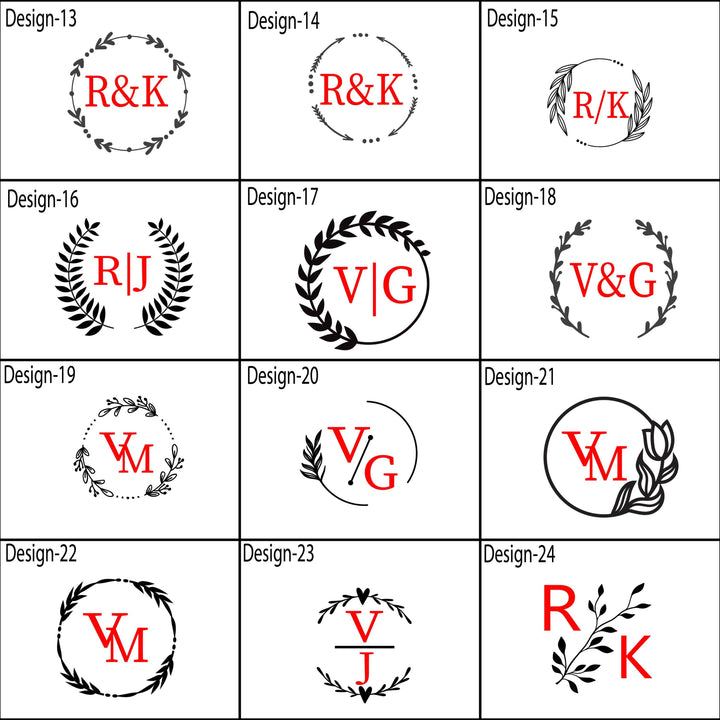 Personalized Golf Ball with couple Initials – Custom Monogram Golf Favor, Engraved Wedding Gift, Groomsmen or Couple Keepsake