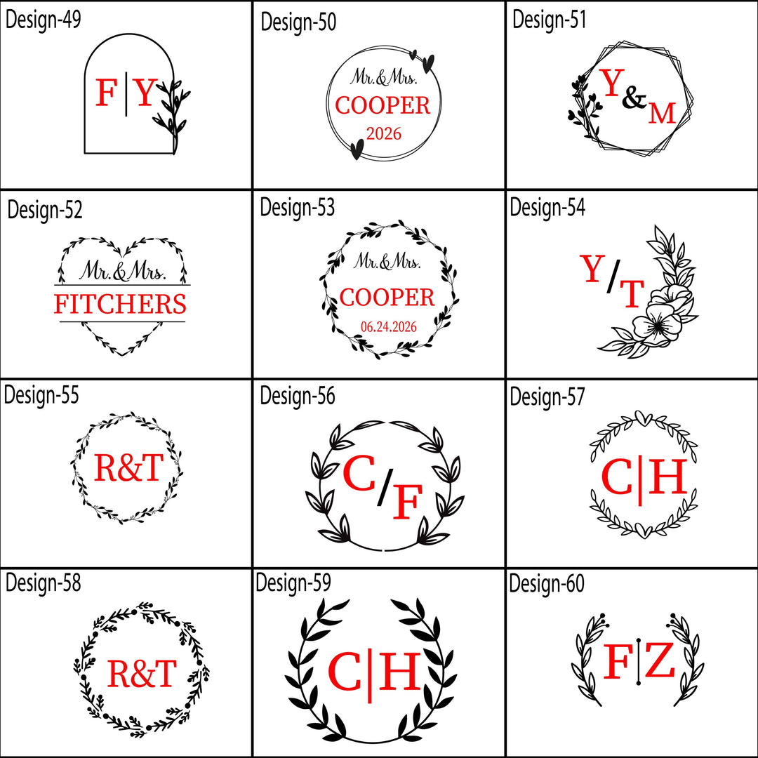Personalized Wedding Favor Golf Balls with Names & Date