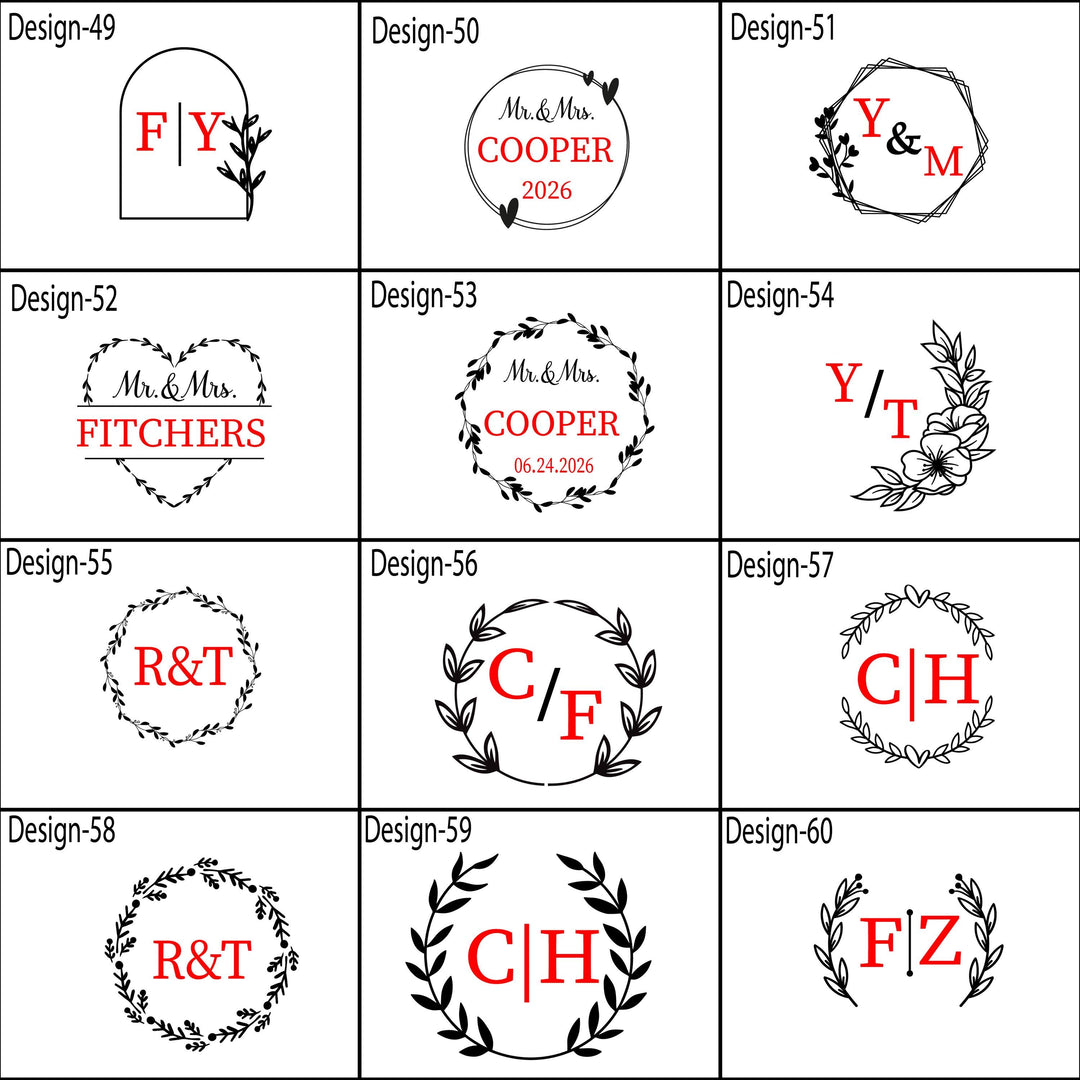 Personalized Golf Ball with couple Initials – Custom Monogram Golf Favor, Engraved Wedding Gift, Groomsmen or Couple Keepsake