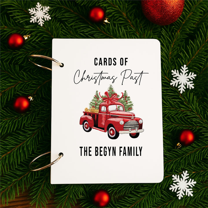 Christmas Card Binder | Holiday Card Organizer | Family Keepsake Memory Album