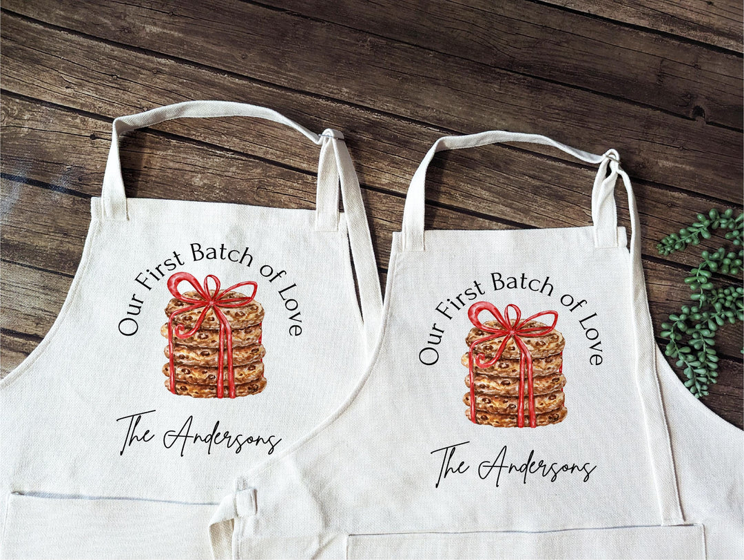 Our First Batch of Love Apron Set, Engagement Gift