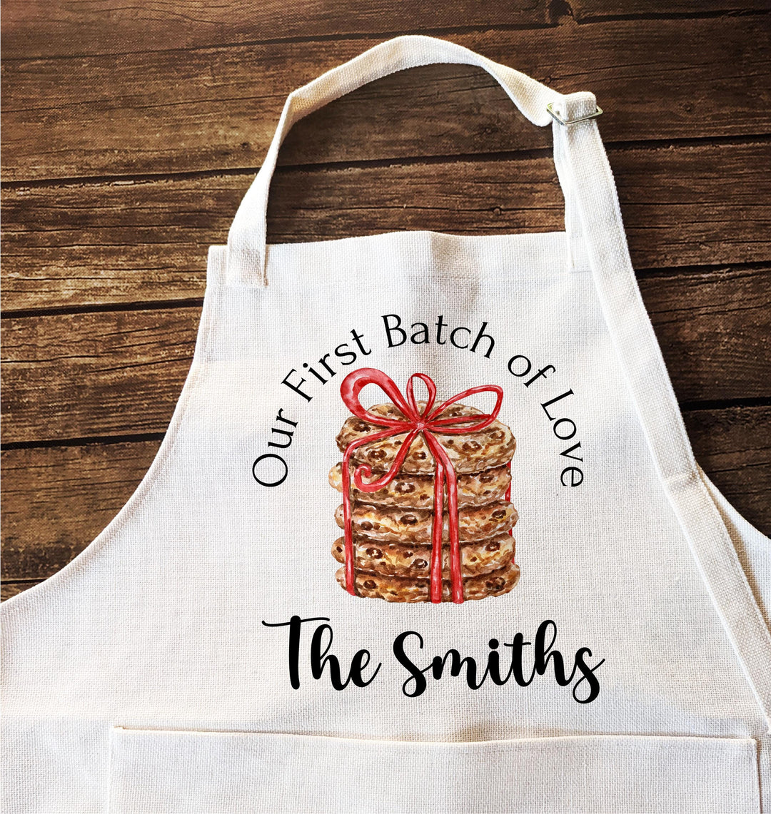 Our First Batch of Love Apron Set, Engagement Gift