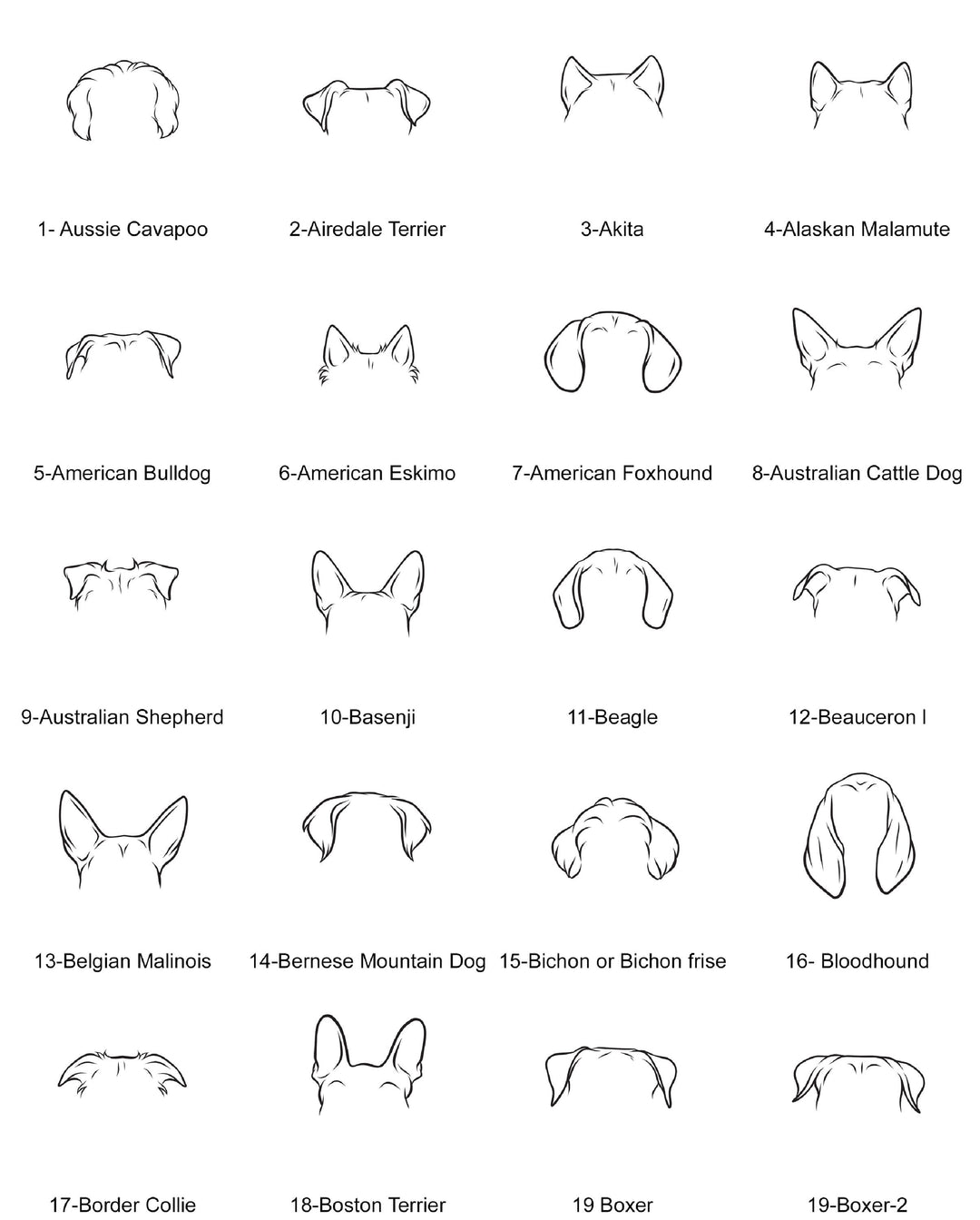 Personalized Dog ear Ornament, Custom Pet Name Christmas Keepsake, Dog Memorial Gift for Pet&nbsp;Lovers Keepsake