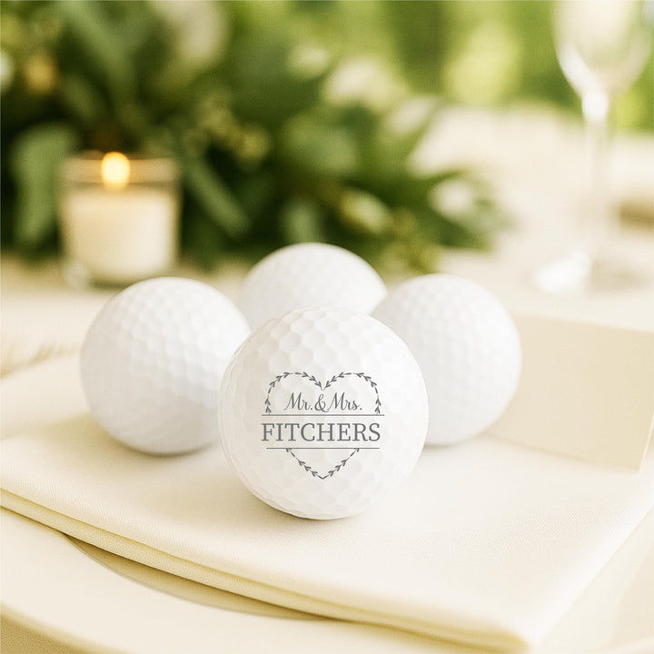 Personalized Wedding Favor Golf Balls Custom Guest Favors with Names, Date&nbsp;Monogram&nbsp;Unique Reception Gift for Bride Groom Guests