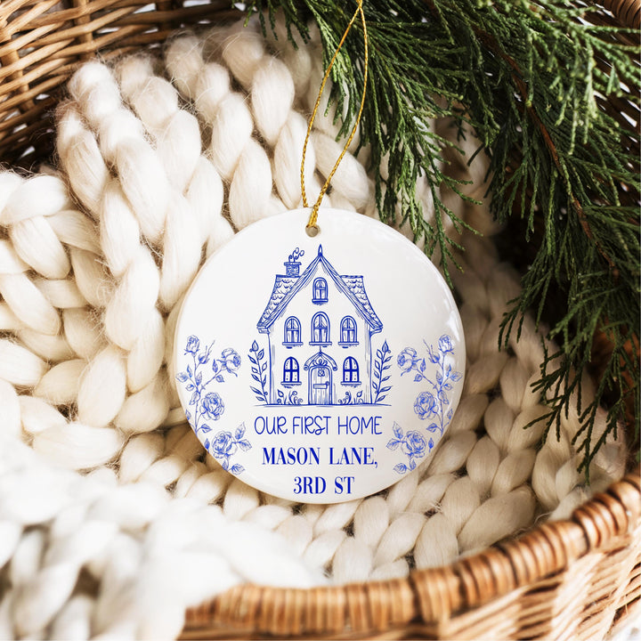 Personalized New Home Ornament | Custom Address, Housewarming Gift