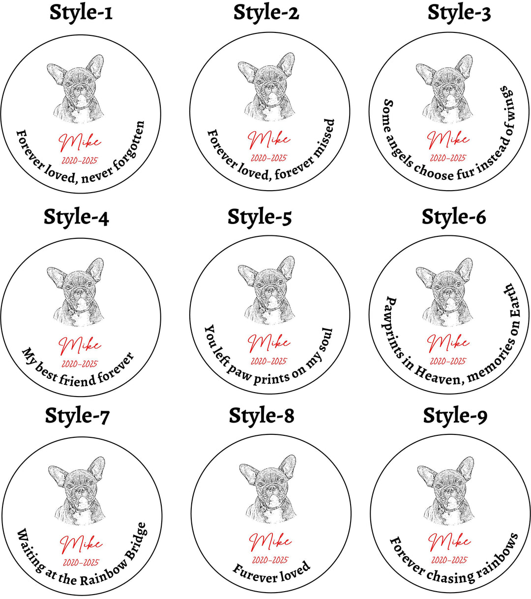 Pet photo Memorial Ornament, Dog Loss Gift, Personalized Pet Keepsake, Pawprints in Heaven Custom&nbsp;Ornament