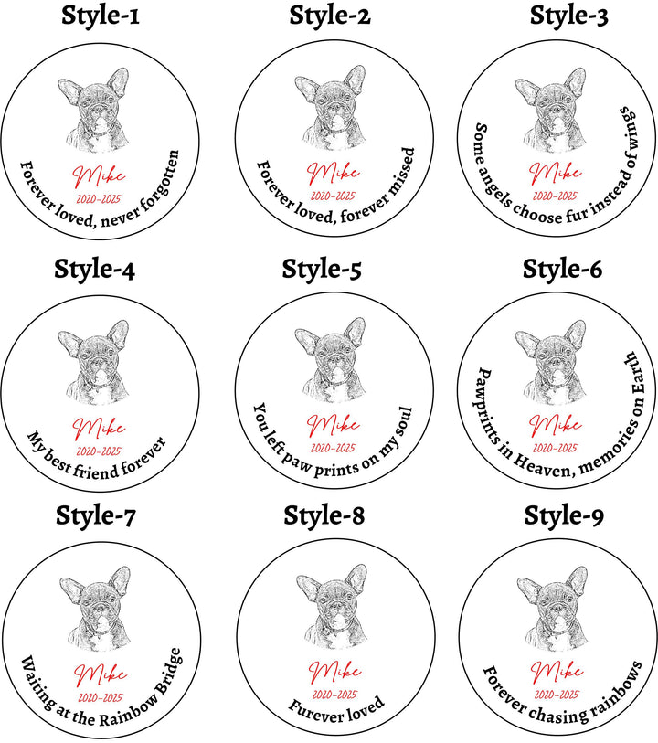 Pet photo Memorial Ornament, Dog Loss Gift, Personalized Pet Keepsake, Pawprints in Heaven Custom&nbsp;Ornament